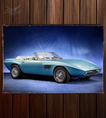 Металлическая табличка Intermeccanica Indra Convertible